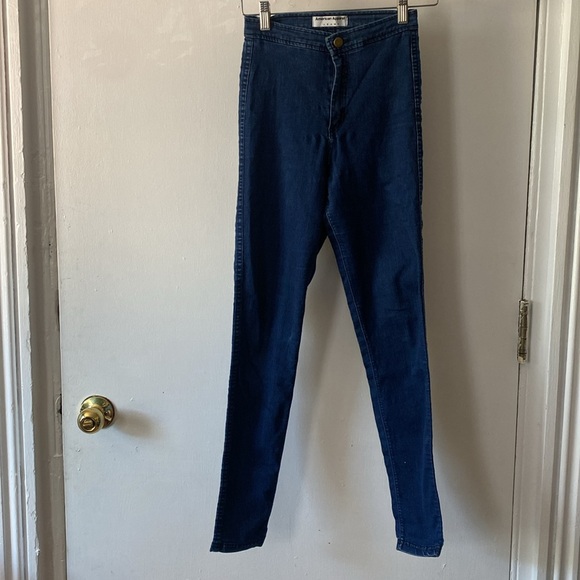 American Apparel Easy Jeans in Dark Wash Indigo - Picture 4 of 6